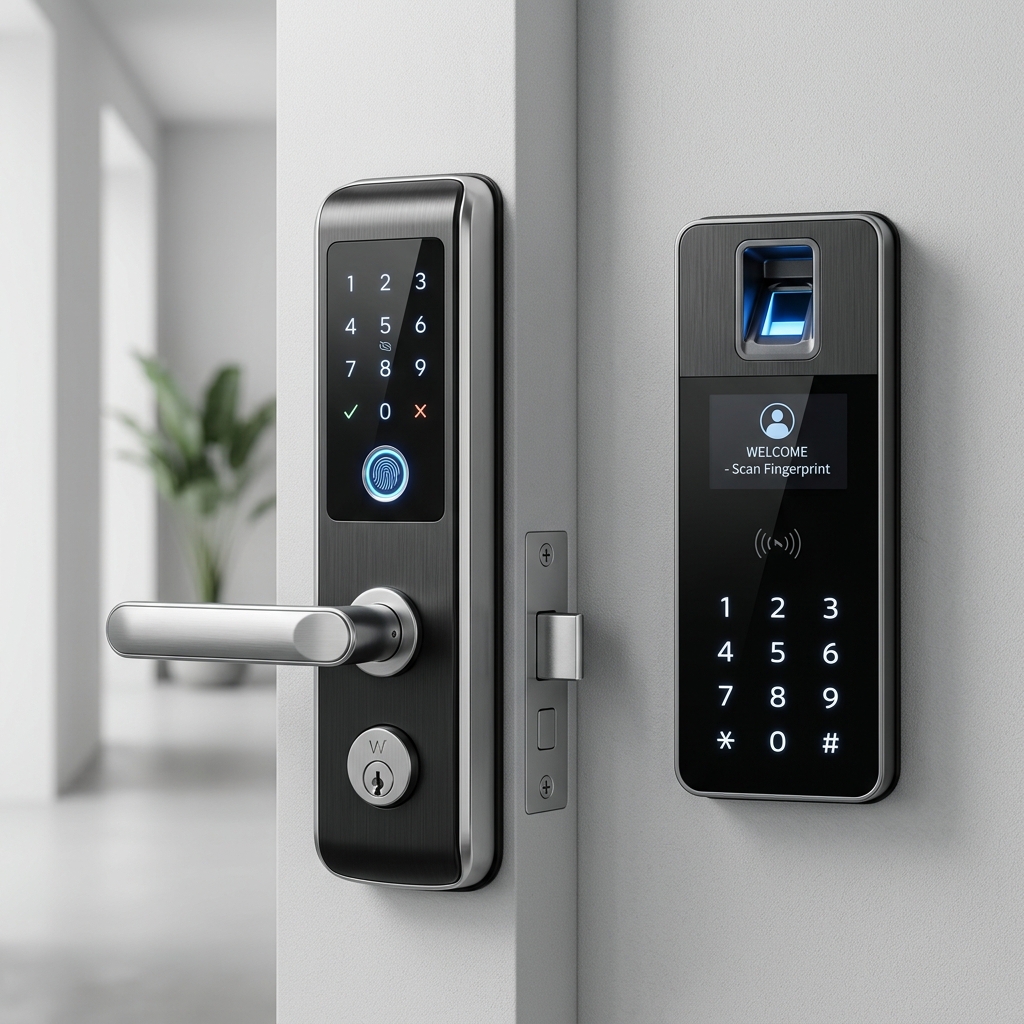 Biometric fingerprint scanner