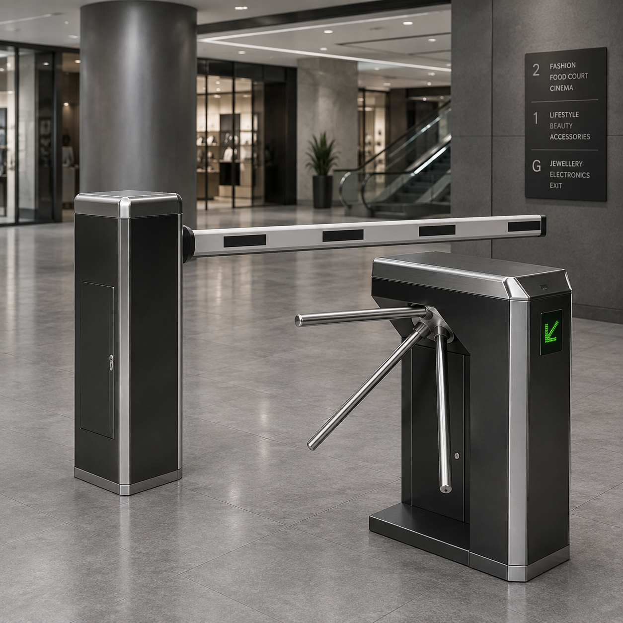 Access control keypad and card reader