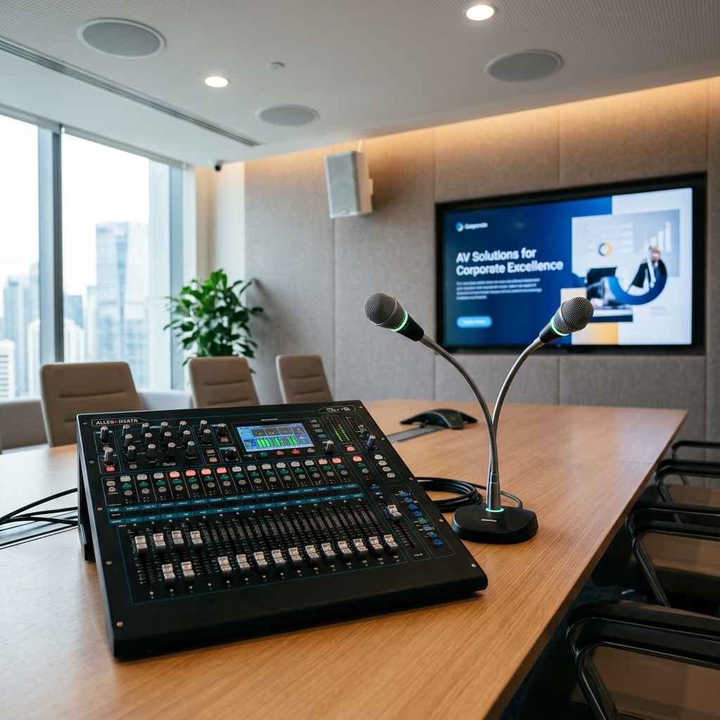PA System and AV equipment setup